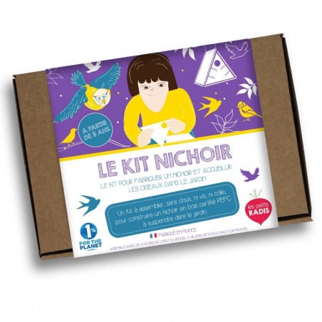 Kit nichoir à oiseaux à fabriquer pour enfants