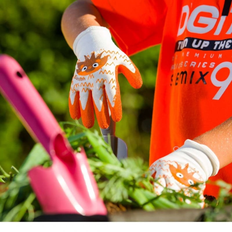 Gants de jardinage en latex non alds pour enfants, gants de