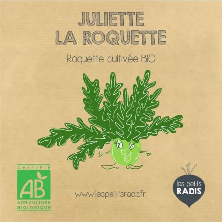 Graines de roquette bio - Juliette la Roquette